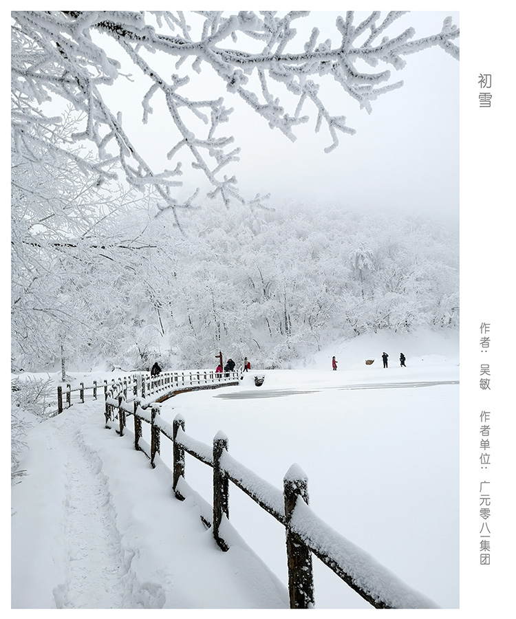 二等奖  初雪  吴敏  广元零八一