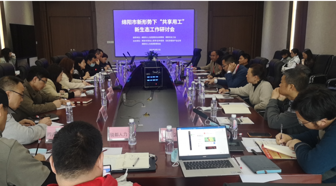 绵阳市新形势下“共享用工“新生态工作研讨会 在长虹举行