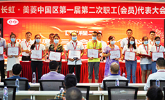 长虹·美菱中国区  第一届第二次职工(会员)  代表大会胜利举行