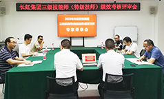长虹控股集团开展特级技师绩效考核评审会