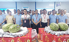 虹尚公司分工会酷暑“送清凉”，关爱沁人心
